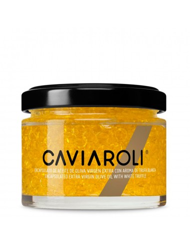 Kaviar von Extra Virgin Olivenöl mit...