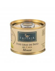 Mousse aus Foie Gras Entenleber mit Sparkling Wine