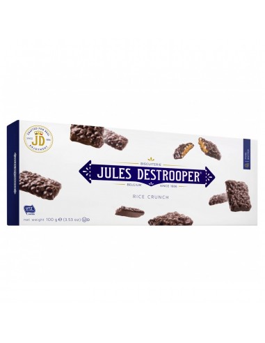 knusprige Kekse mit Reis und Schokolade