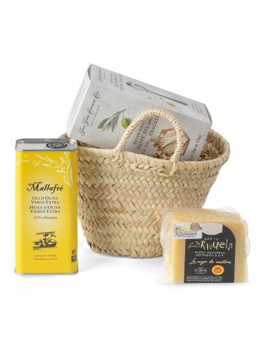 Cesta Queso Manchego, AOVE y más