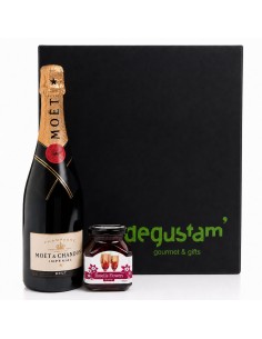 Geschenkpaket mit Champagne...