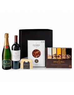 cesta-navidad-jamon-queso-turrones-vinos