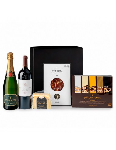 cesta-navidad-jamon-queso-turrones-vinos